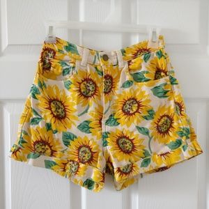 American Apparel Sunflower Shorts